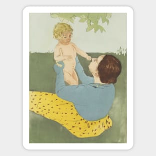 Under the Horse-Chestnut Tree by Mary Cassatt Magnet